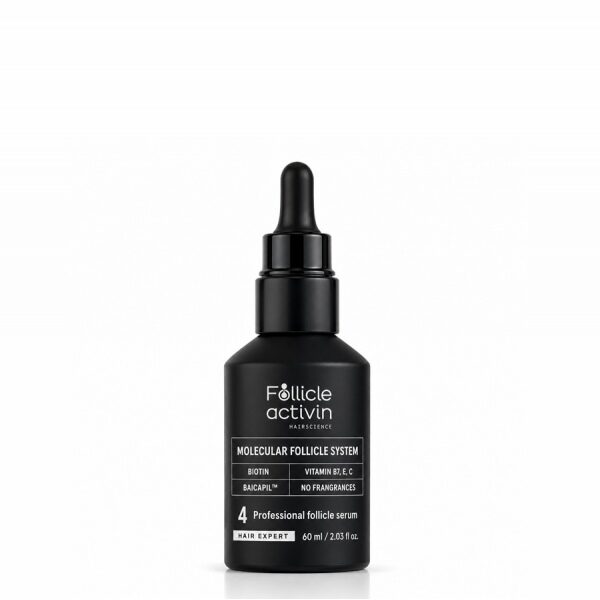 FOLLICLE ACTIVIN – ein einzigartiges, folikelaktivierendes Serum mit 5x höherer Konzentration an Wirkstoffen